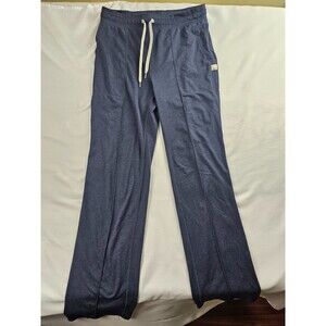 Vuori Sweatpants Womens Small Blue Halo Essential Wideleg Pant Drawstring Yoga